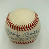 Mickey Mantle Roger Maris Joe Dimaggio Yankees Multi Signed Baseball PSA DNA COA