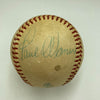 Tris Speaker Paul Waner & Stan Musial Legendary Hitters Signed Baseball PSA DNA