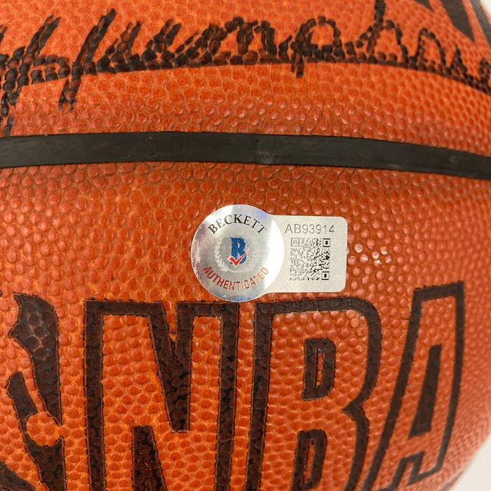 1984-85 Phoenix Suns Team Signed Game Used Spalding Official Basketball Beckett