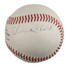 Elmer Flick Single Signed Official National League Giles Baseball HOF JSA COA