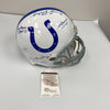 Art Donovan Lenny Moore Raymond Berry Mackey Signed Colts Full Size Helmet JSA