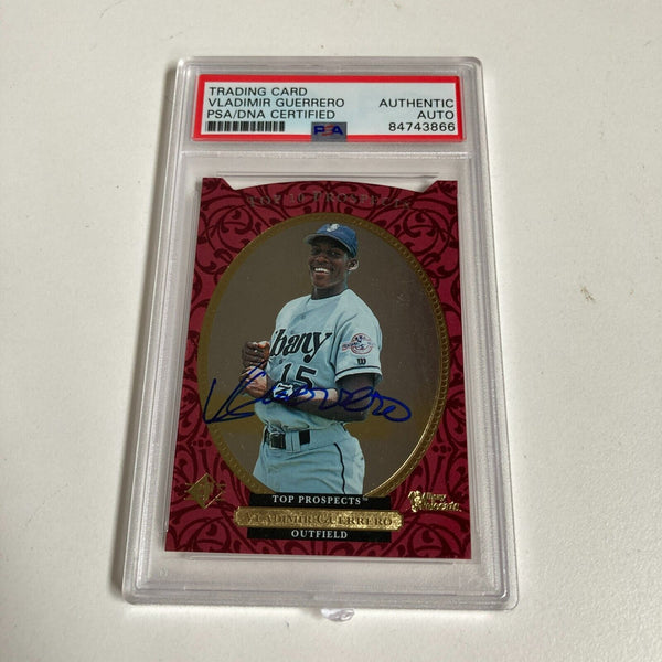 1995 Upper Deck SP Vladimir Guerrero Signed Autographed Rookie RC PSA DNA