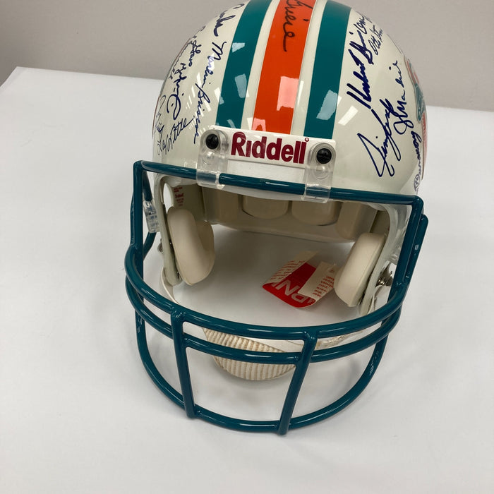 1972 Miami Dolphins Super Bowl Champs Team Signed Authentic Helmet JSA COA