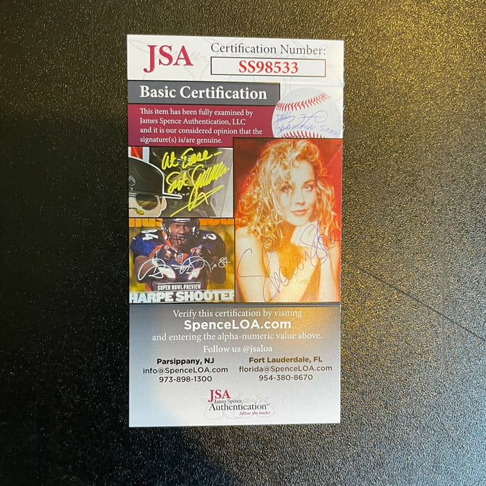 Tom Selleck Mr. Baseball Signed 8.5x11 Upper Deck Promo Page JSA COA