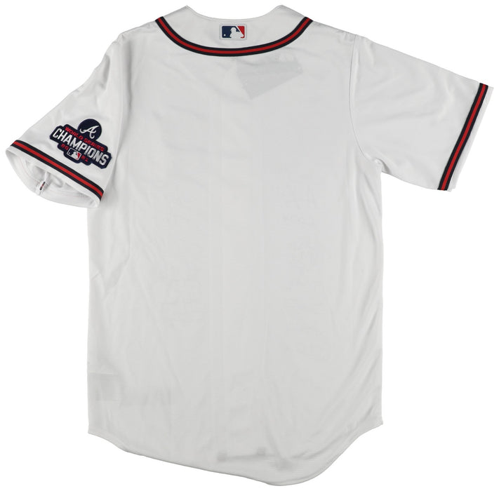 2021 Atlanta Braves World Series Champs Team Signed Nike Jersey MLB & Beckett