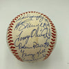 Hall Of Fame Multi Signed Baseball 30 Sigs Ernie Banks Mike Schmidt  JSA COA