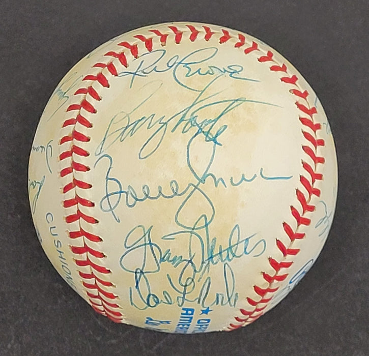 1981 New York Yankees Team Signed American League Baseball