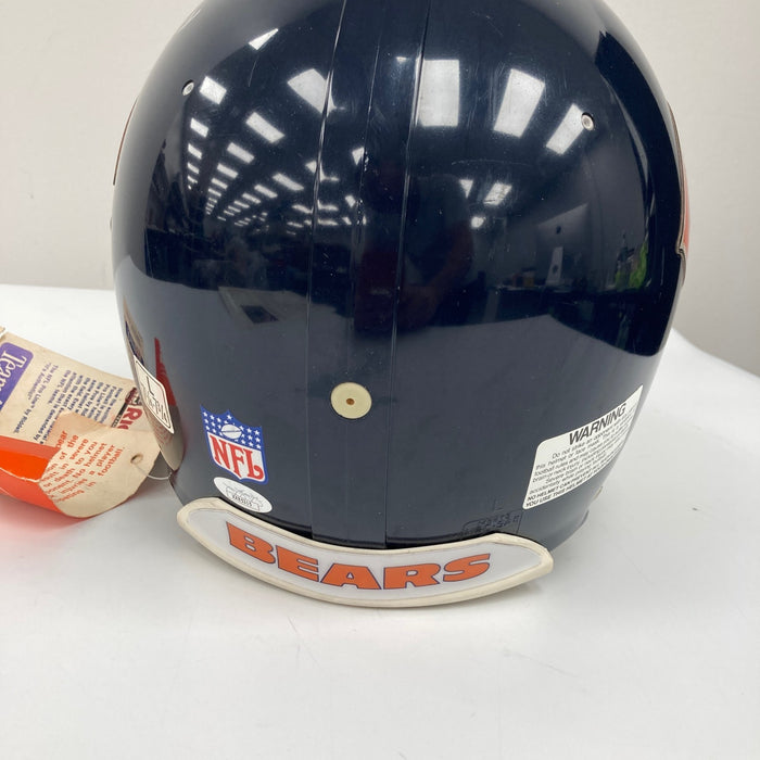 Walter Payton Signed Riddell Authentic Chicago Bears Full Size Helmet JSA COA