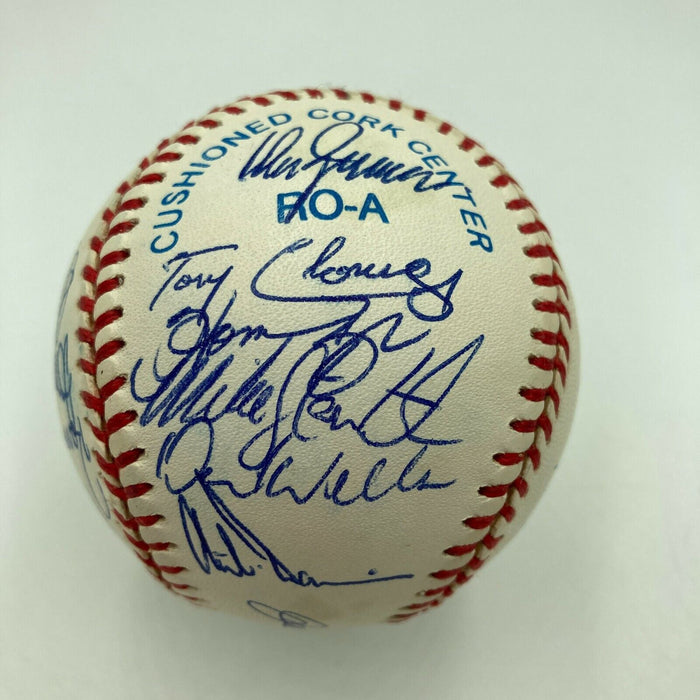 1998 New York Yankees World Series Champs Team Signed Baseball PSA DNA COA