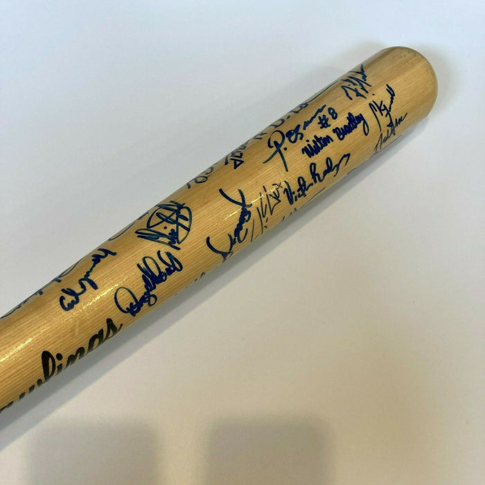 1997-2000 MLB Top Prospects Multi Signed Baseball Bat With Alfonso Soriano
