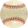 Joe Dimaggio Ted Williams 1951 All Star Game Team Signed Baseball PSA DNA COA