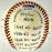 Beautiful Stan Musial Signed Heavily Inscribed Career STAT Baseball PSA & RJ COA
