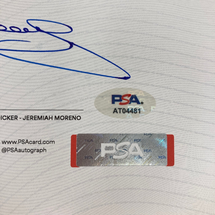 Wilt Chamberlain Signed Pro Cut Los Angeles 1992-93 Lakers Jersey PSA Huge Sig!