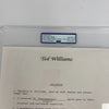 Ted Williams Full Name Signed Original Contract PSA DNA Coa