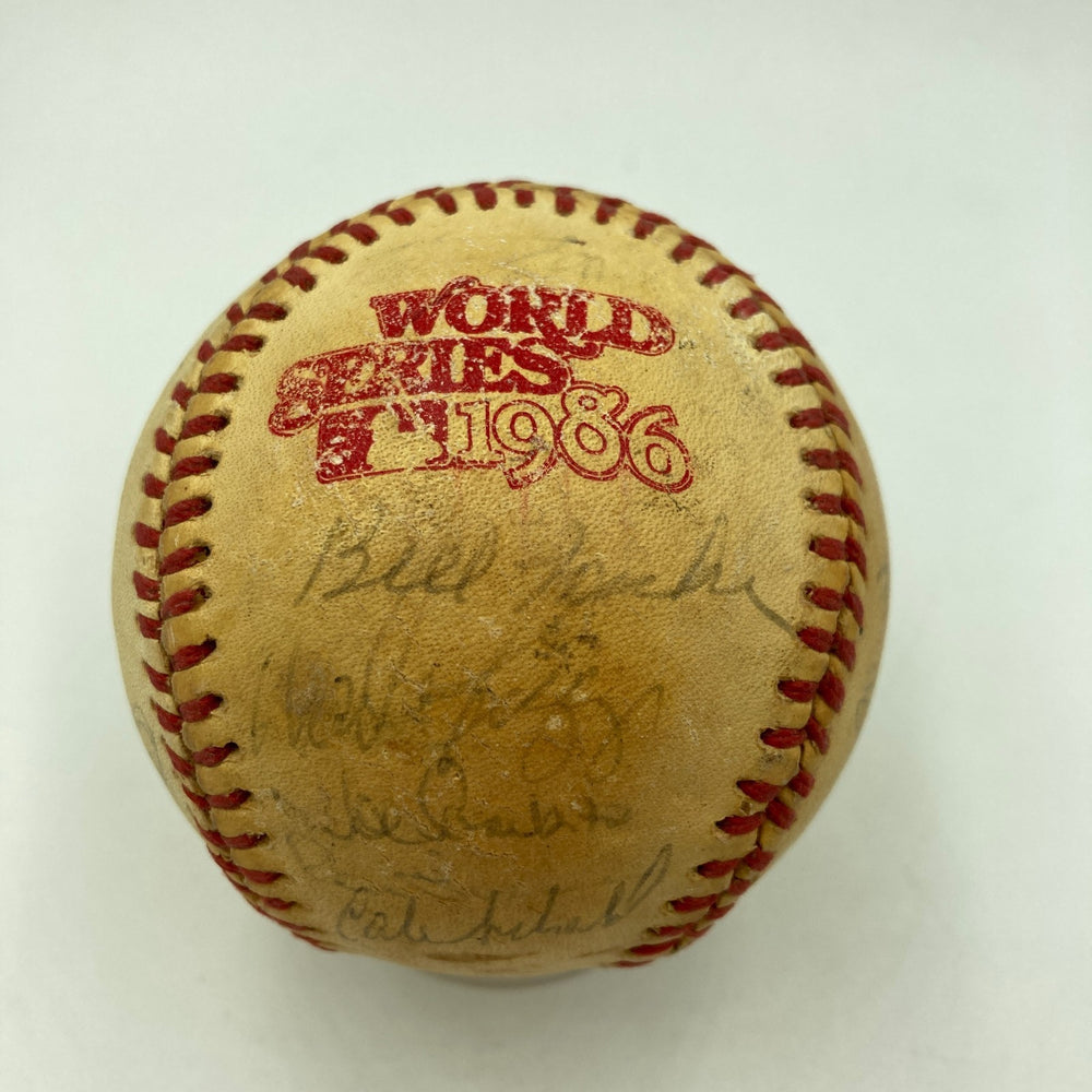 1986 Boston Red Sox AL Champs Team Signed 1986 World Series Game Baseball