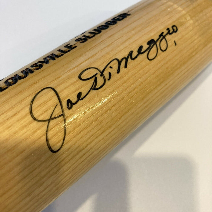 Beautiful Joe Dimaggio Signed Game Model Baseball Bat With JSA COA