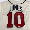 Chipper Jones Signed Majestic Atlanta Braves Jersey JSA COA