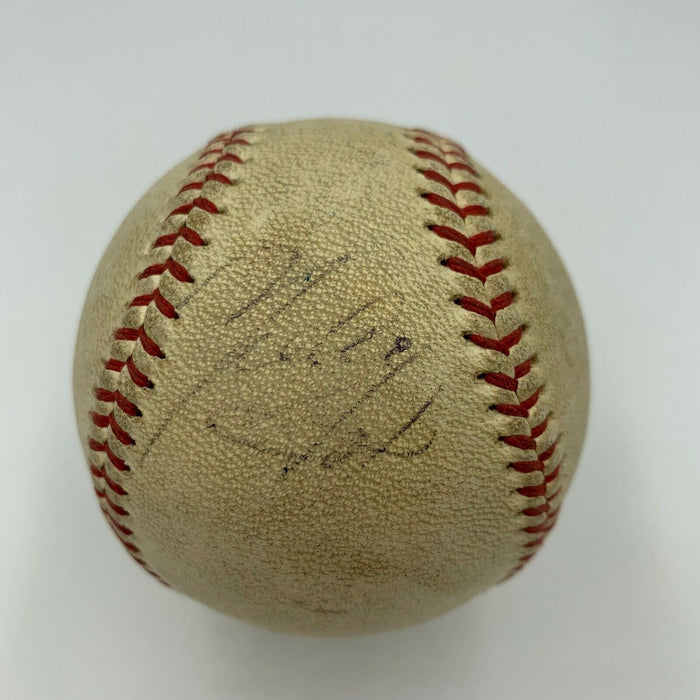 Nellie Fox Signed Official American League Joe Cronin Baseball Dated 1962