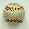 1948 Cleveland Indians World Series Champs Team Signed Baseball JSA COA