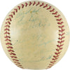 Jackie Robinson 1954 Brooklyn Dodgers Team Signed Baseball PSA DNA