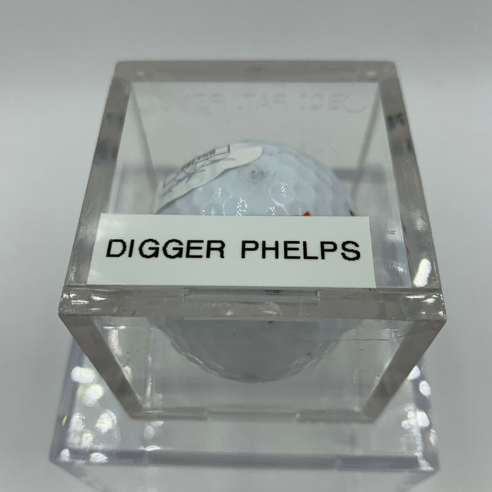 Digger Phelps Notre Dame Irish Signed Autographed Golf Ball PGA With JSA COA