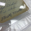 1951 Mickey Mantle Rookie Signed Sheet New York Yankees PSA DNA