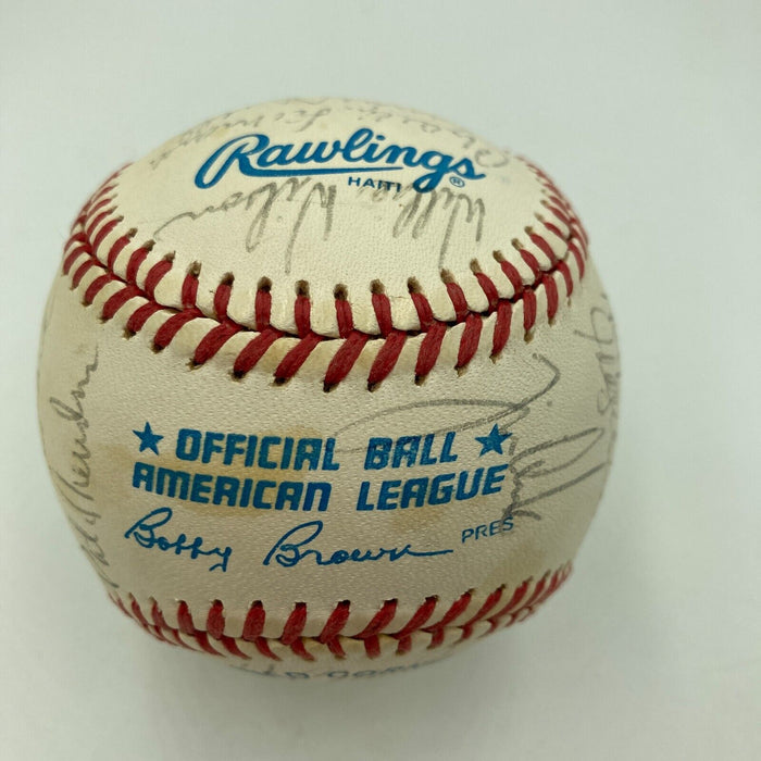 1985 Kansas City Royal World Series Champs Team Signed Baseball With JSA COA