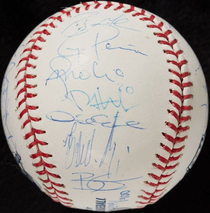 2008 New York Yankees Team Signed Baseball Derek Jeter Mariano Rivera Steiner