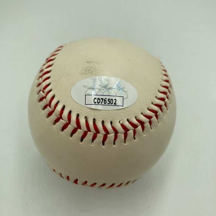 Mary Ann Jackson Our Gang Signed Baseball Celebrity JSA COA