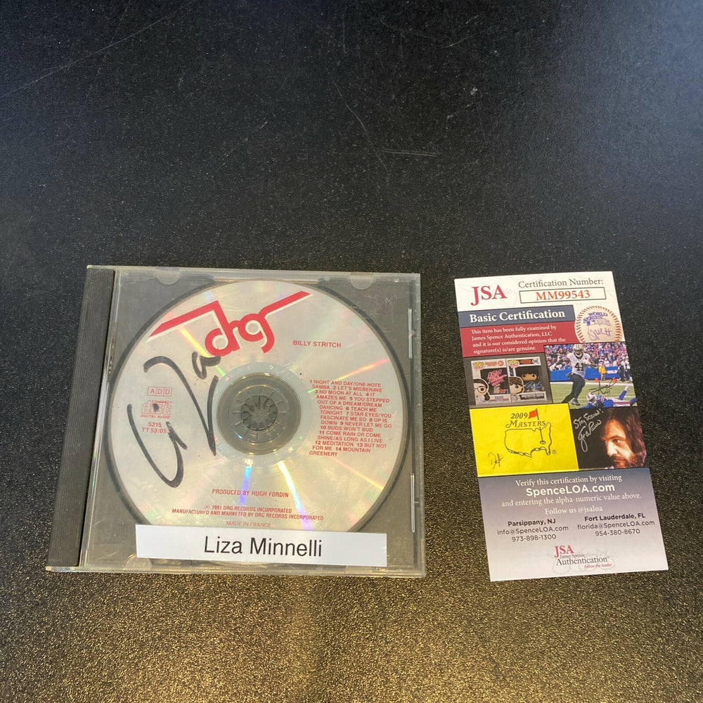 Liza Minnelli Signed Autographed Music CD With JSA COA