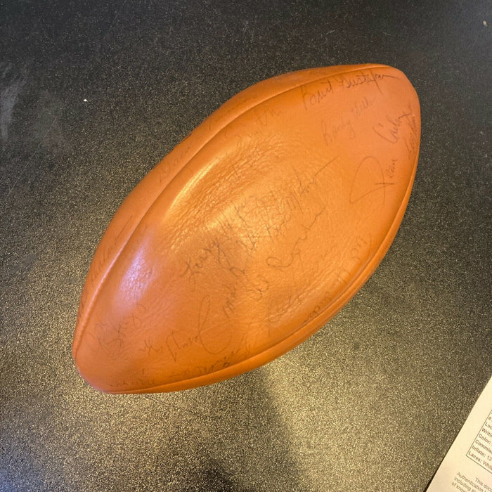 1975 Green Bay Packers Team Signed Wilson NFL Game Football JSA COA