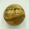 Dazzy Vance Max Carey Dave Bancroft Sam Rice Goose Goslin Signed Baseball JSA