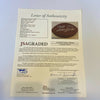 Stunning Johnny Unitas Signed Wilson NFL Football JSA Graded MINT 9