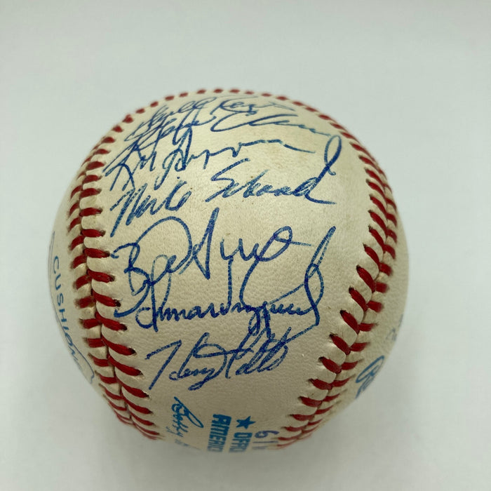 Ken Griffey Jr. Rookie 1989 Seattle Mariners Team Signed Baseball PSA & Beckett