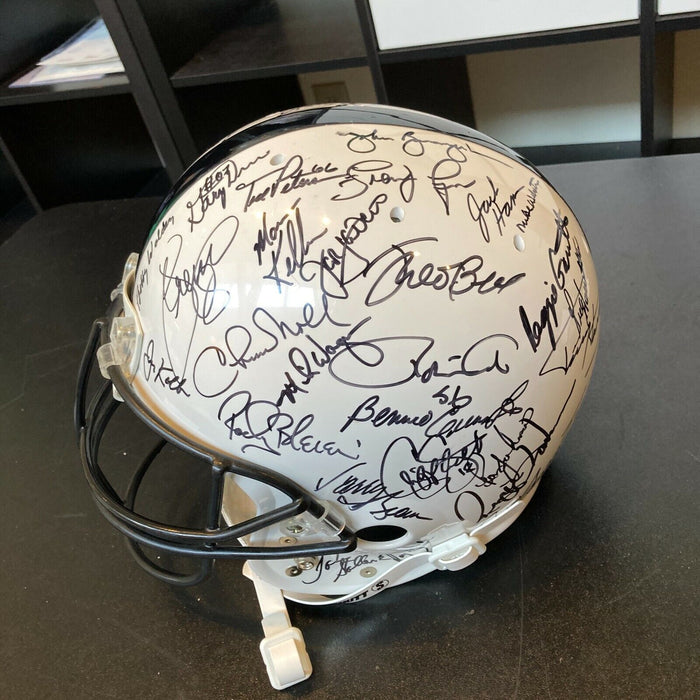 Pittsburgh Steelers HOF Legends Signed Team Of The Decade Helmet 54 Sigs Beckett