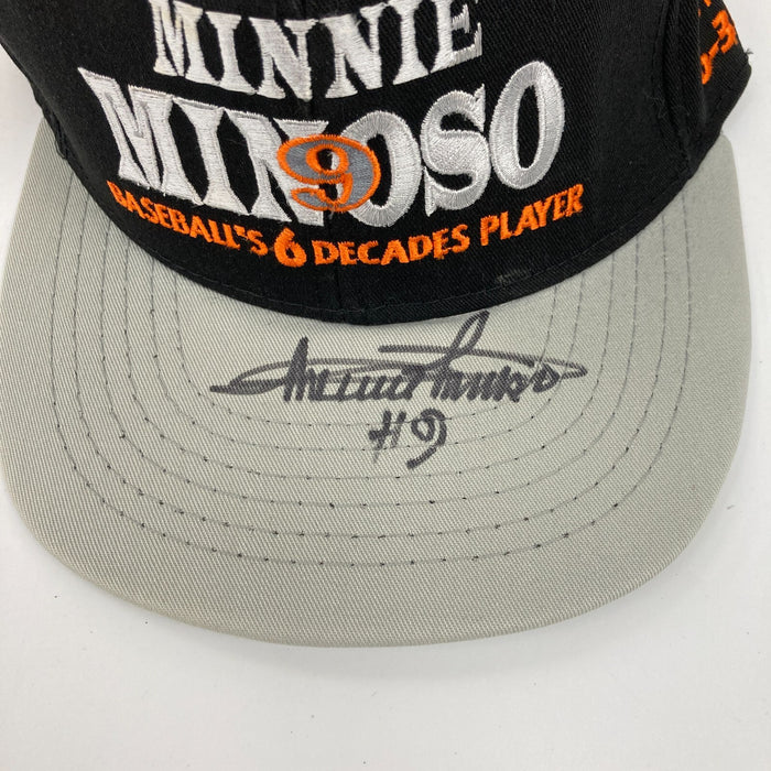 Minnie Minoso Signed Baseball's 6 Decades Player Hat Cap JSA COA