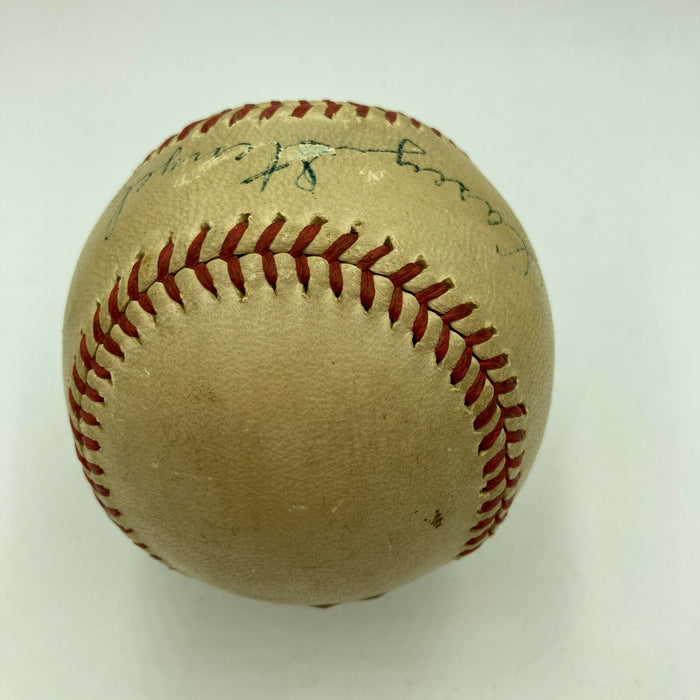 Earliest Known Casey Stengel 1941 Single Signed National League Baseball JSA COA