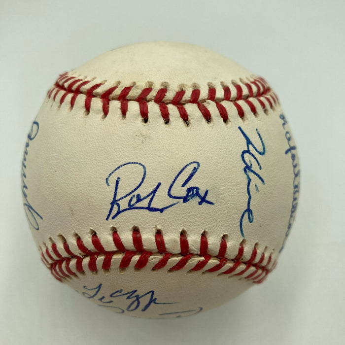 1996 Atlanta Braves NL Champs Team Signed Official World Series Baseball JSA COA
