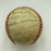 1954 New York Giants World Series Champs Team Signed Baseball Willie Mays JSA