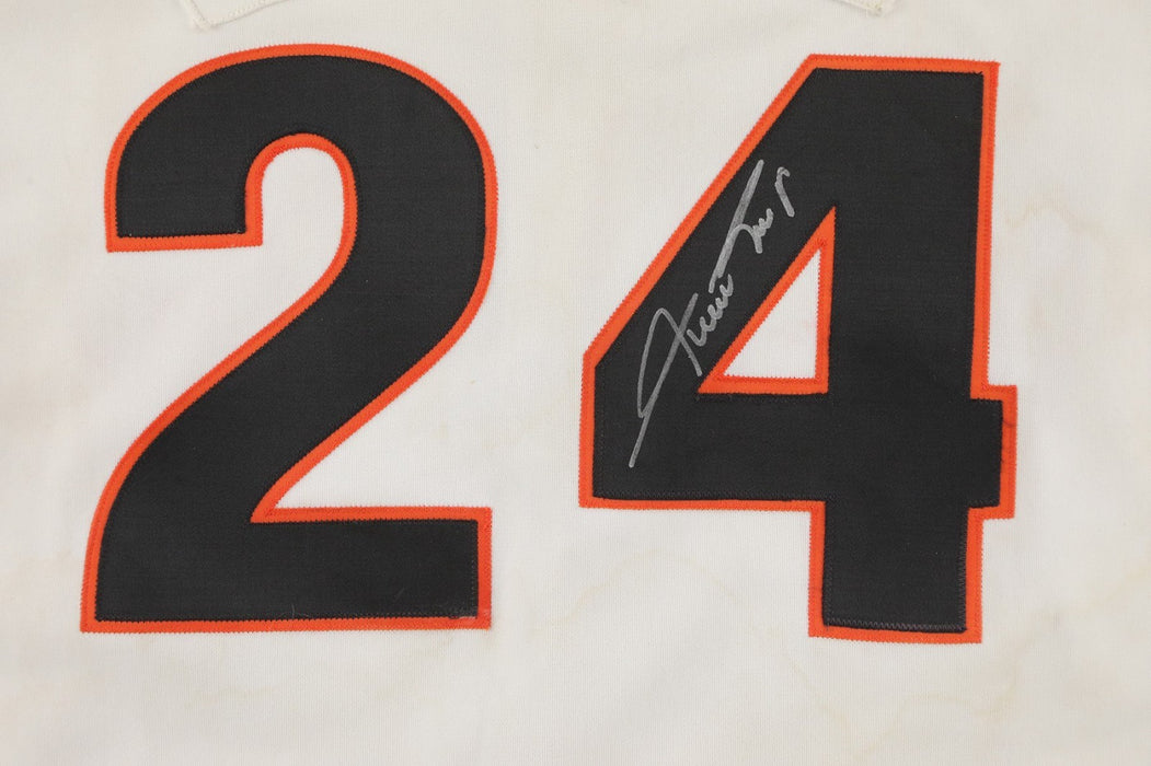Willie Mays Signed San Francisco Giants 1989 Game Model Jersey PSA DNA COA