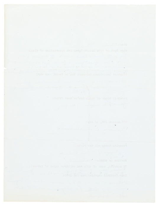 Incredible Johnny Unitas 1959 Signed Handwritten Questionnaire PSA DNA COA