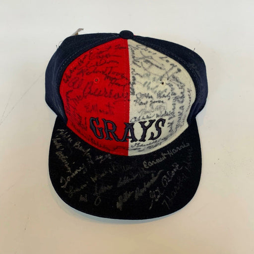 Rare Negro League Greats Signed Homestead Grays Hat With 56 Signatures!