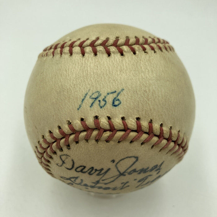 Davy Jones Single Signed Baseball T206 "Detroit Tigers Chicago Cubs" PSA DNA