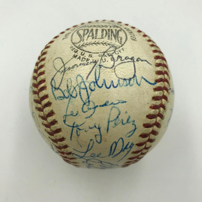 The Finest 1968 Cincinnati Reds Team Signed Baseball Johnny Bench Rookie JSA COA