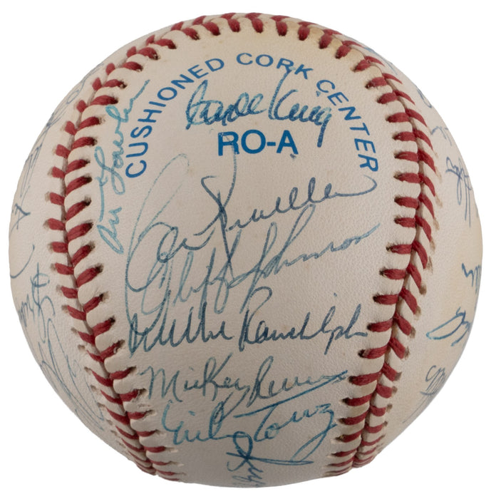 1978 Yankees World Series Champs Team Signed Baseball JSA COA