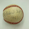 1986 World Series Signed National League Baseball From World Series Umpire JSA