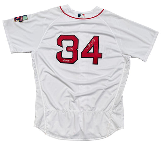 David Ortiz Final Career Game Signed Game Issued Jersey MLB Authentic 10/10/2016