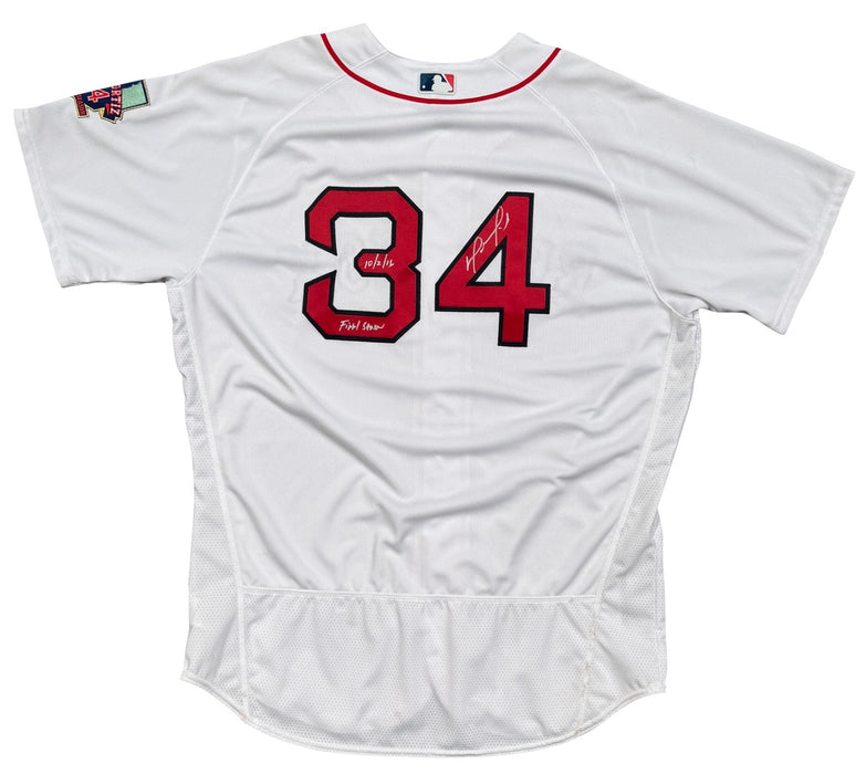 David Ortiz Final Career Game Signed Game Issued Jersey MLB Authentic 10/10/2016