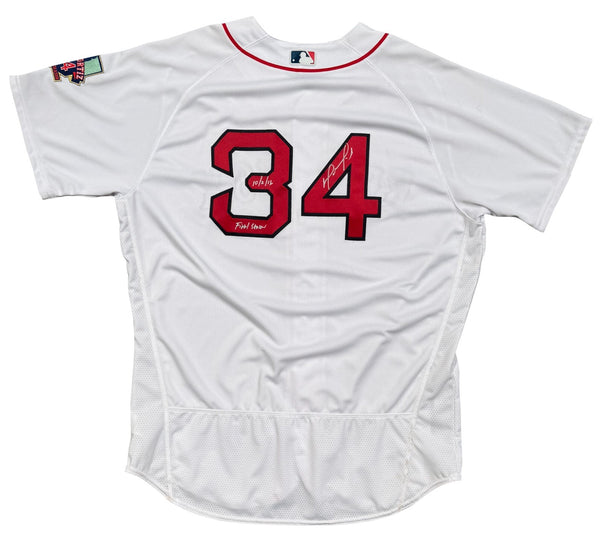 David Ortiz Final Career Game Signed Game Issued Jersey MLB Authentic 10/10/2016