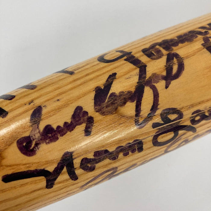 Sandy Koufax Don Drysdale Brooklyn Dodgers HOF Legends Multi Signed Bat Beckett